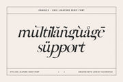 Charles - Chic Ligature Serif Font