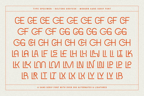 KULTURE GROTESK - Modern Sans Serif