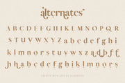 Vicky Christina Ligature Serif Font