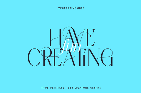 Dream Type Bundle - 4 creative fonts