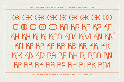 KULTURE GROTESK - Modern Sans Serif