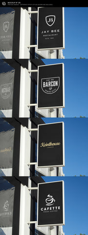 30 Signs & Facade Logo Mockups - V3