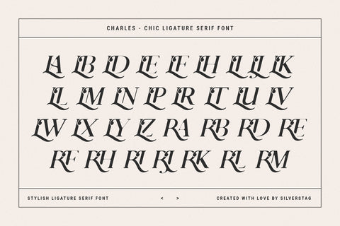 Charles - Chic Ligature Serif Font