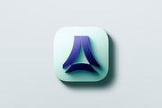 3D App Icon Logo Mockups - 12 Scenes