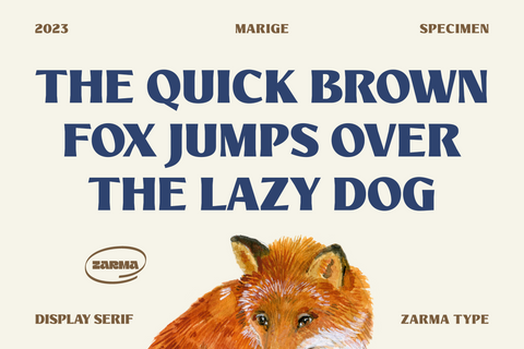 Marige - Modern Display Serif Font - Pixel Surplus