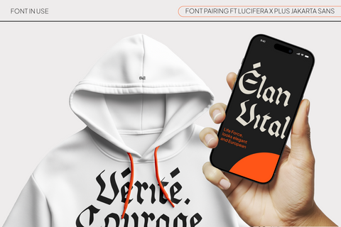 FT Lucifera – Expressive Handwritten Font with Modern Elegance