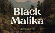 Black Malika - Serif Display Type