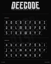 Deecode Free Futuristic Font