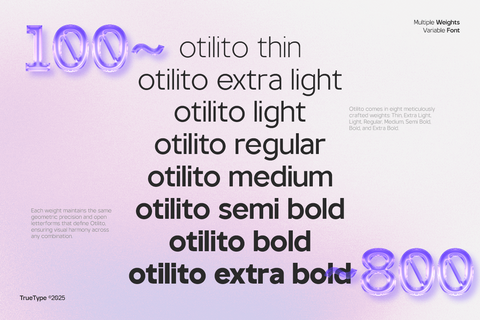 TT Otilito Sans Font Family