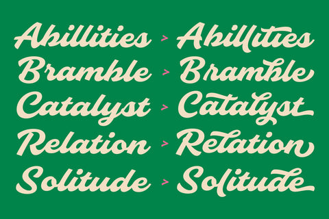 Slideback | Bold & Stylish Script