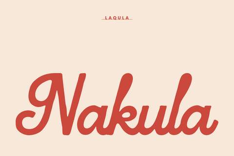 Laqula - Classic Script Font