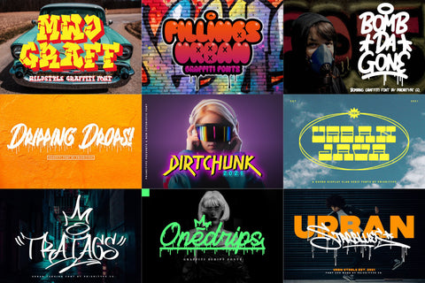 Graffiti Font Bundle