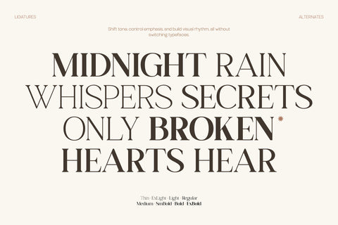 TT Gateral – Elegant Serif Typeface