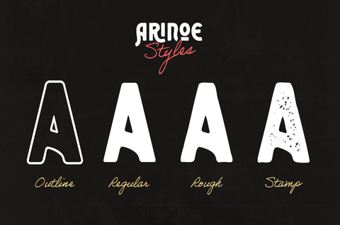 Arinoe - Vintage Display Font