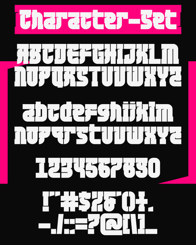 MurahMaksa - Japanese Inspired Typeface