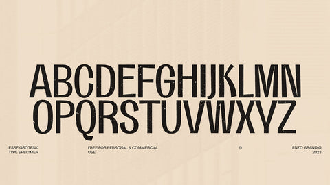Esse Grotesk - Free Typeface