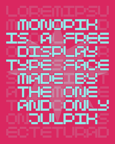Monopik - Free Display Typeface