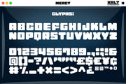 MERCY – Big Friendly Display Font (Regular + Rough)