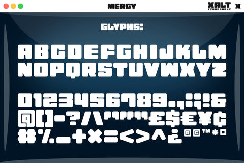 MERCY – Big Friendly Display Font (Regular + Rough)