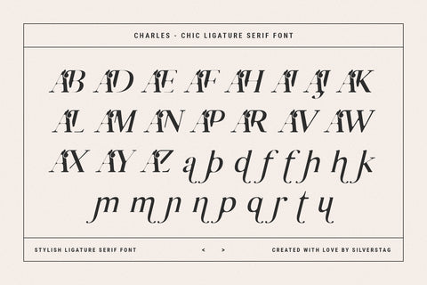 Charles - Chic Ligature Serif Font