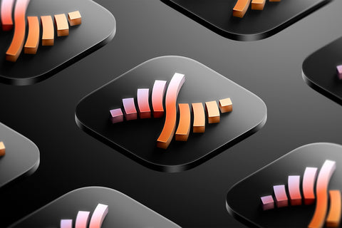 3D App Icon Logo Mockups - 12 Scenes