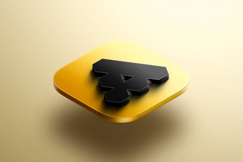 3D App Icon Logo Mockups - 12 Scenes