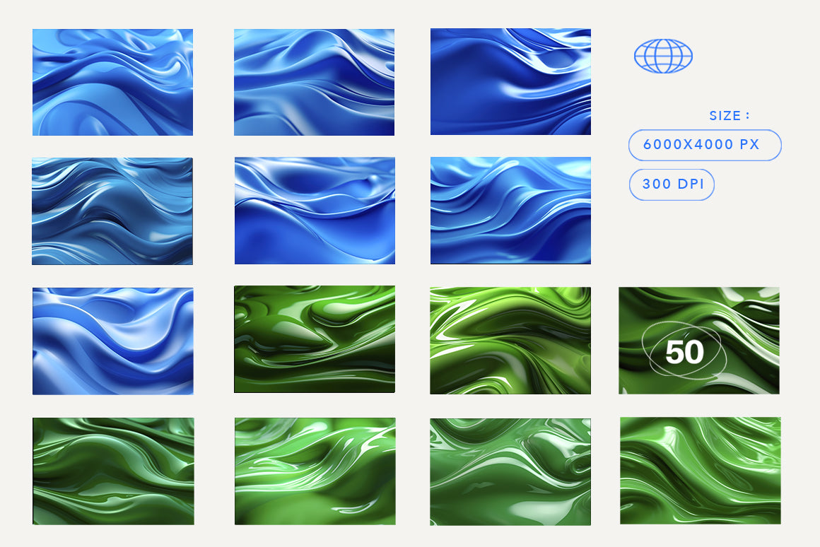50 Melted Plastic Backgrounds – Pixel Surplus