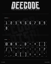 Deecode Free Futuristic Font