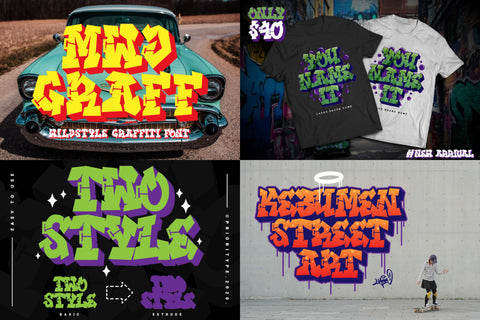 Graffiti Font Bundle