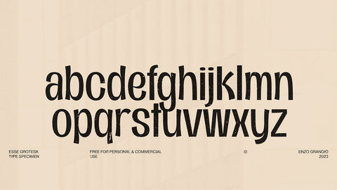 Esse Grotesk - Free Typeface