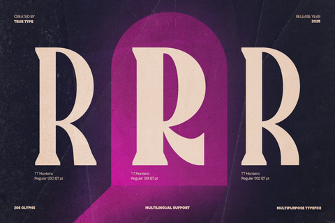 TT Montero Serif Condensed