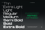 TRT Cenzo Modern Futuristic Sans Serif Typeface