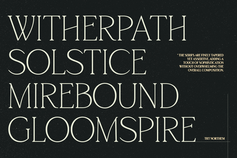 TRT Northem – Elegant Serif Font Family