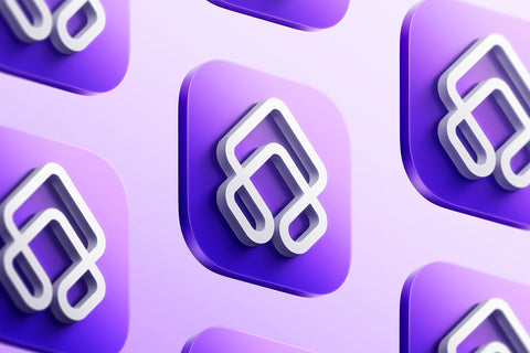 3D App Icon Logo Mockups - 12 Scenes