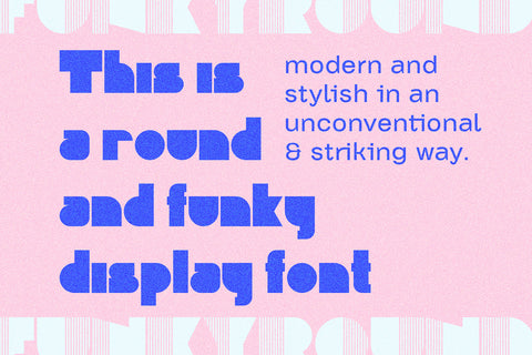 Funky Round - Free Retro Font