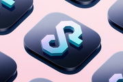 3D App Icon Logo Mockups - 12 Scenes