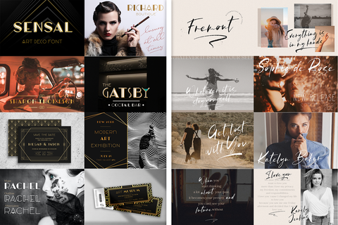 The Modern Font Bundle