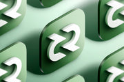 3D App Icon Logo Mockups - 12 Scenes