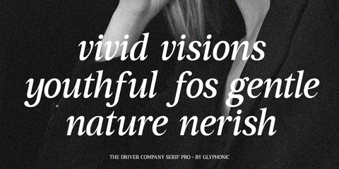 GC Driver Company - Serif Italic