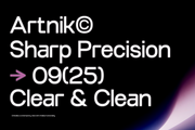 TRT Artnik – Modern Geometric Sans Serif Typeface