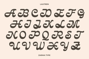 Lautren - Reverse Contrast Script