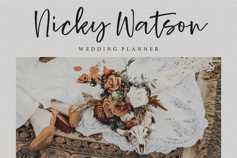 Rustic Wedding Font