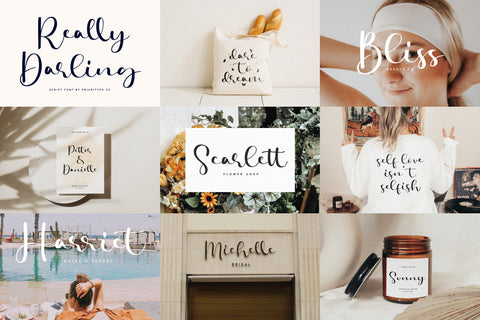 Script Font Collection Bundle