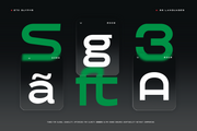 TRT Cenzo Modern Futuristic Sans Serif Typeface