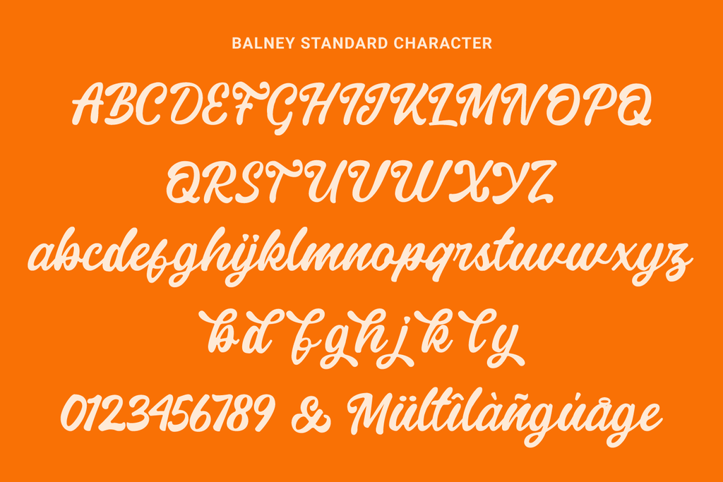 Balney - Rounded Script Font - Pixel Surplus