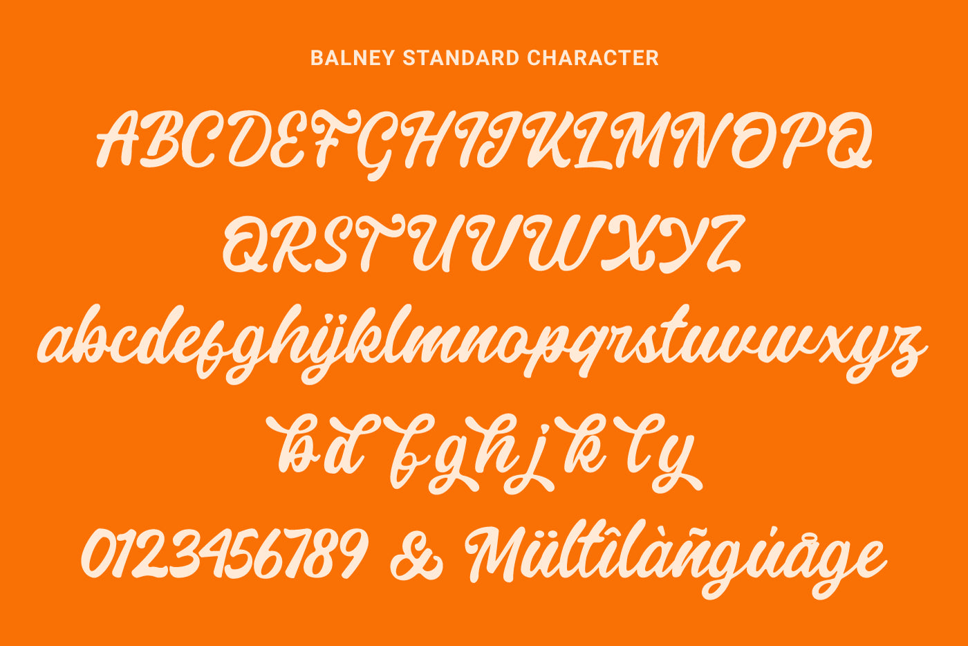 Balney - Rounded Script Font – Pixel Surplus