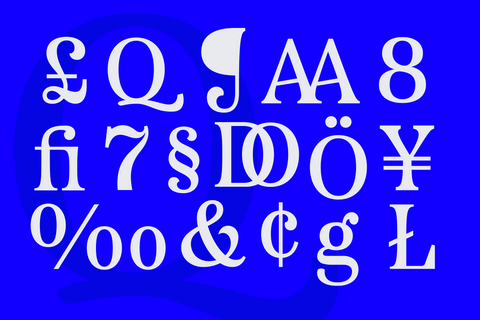 Libreville | Ligature Serif Font