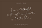 Matilda Destinee - Handwritten Script Font