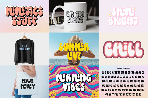 Unique & Fun Display Font Bundle