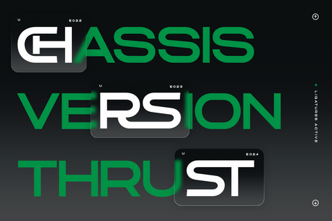 TRT Cenzo Modern Futuristic Sans Serif Typeface